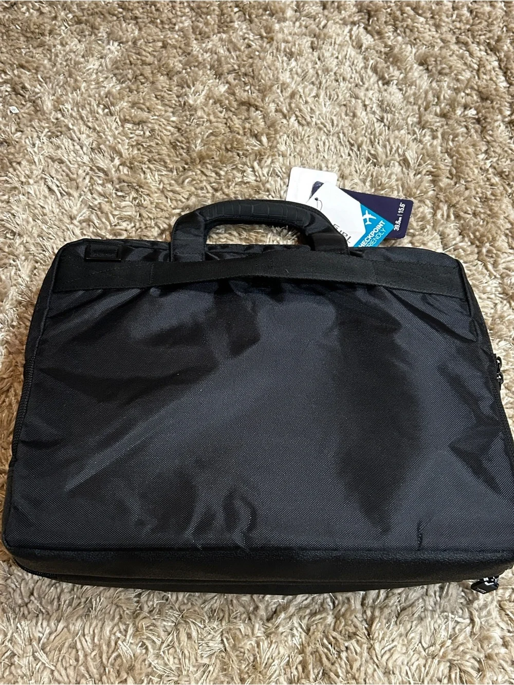 Targus Revolution Black Laptop Briefcase with Front Organizer